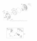 Part Location Diagram of 794498 Briggs and Stratton Motor-Starter
